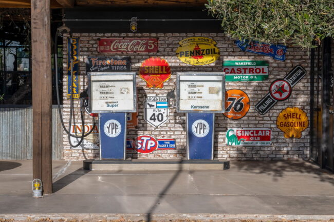 Old Fashioned Gas Pumps